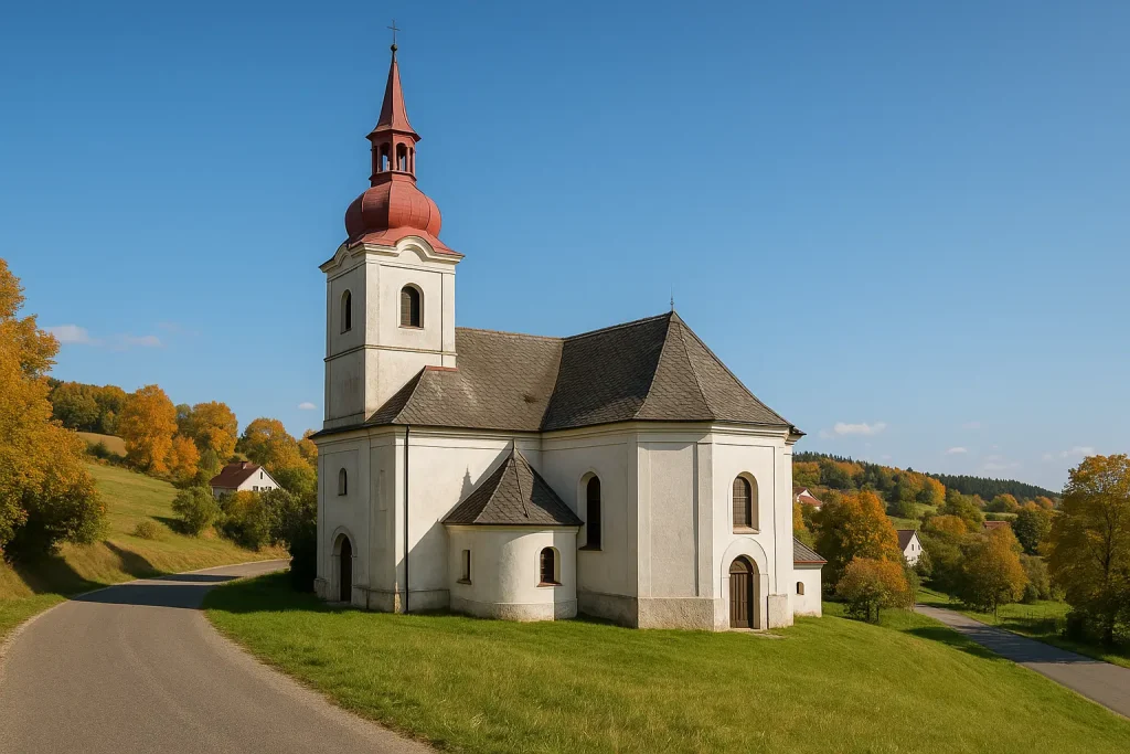 Obec Studené slavnost kostel